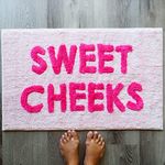 Pink Sweet Cheeks Bath Mat