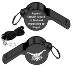 KEYCHIN Swim Coach Whistle with Lanyard A Great Coach is Hard to Find and Impossible to Forget Whistles Swimming Lover Gifts (Swim-Bl)