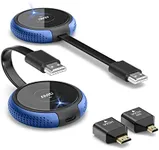 TIMBOOTECH Wireless HDMI Transmitter and Receiver 4K, Streaming Media Video/Audio HDMI Wireless Extender 5G Kit for Laptop, Camera, Cable Box, DVD, Netfix, Phone to Monitor, Projector, HDTV-165FT