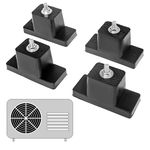 IVWNNN Anti-Vibration Rubber Pads 4 Pack Rubber Vibration Isolator for Air Conditioner Condenser Mini Split Wall Bracket Rubber Mini Split Condenser Pad