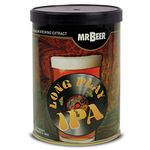 Mr. Beer Long Play IPA 2 Gallon Homebrewing Craft Beer Making Refill Kit with Sanitizer, Yeast and All Grain Brewing Extract