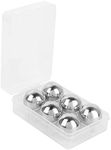 Alvinlite Stainless Steel Ice Cube Ice Stones Ball for Whiskey Vodka Liqueurs Beer Wine Whiskey Rocks Chilling