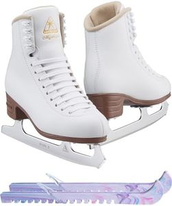 Jackson Ultima Figure Ice Skates Mystique JS1490 / Medium to Wide/Adult 6.5 Bundle with Guardog Skate Guards