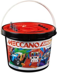 MECCANO - Kit Piezas CONSTRUCCIONES para NIÑOS Junior - 150 Piezas para Construcción de Maquetas Steam + 2 Herramientas - 6069254 - Regalo Niños 5 Años + - Juguetes Niños 5 años +