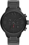 A|X Armani Exchange Men's Chronograph Black Stainless Steel Watch (Model: AX1277)