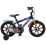 Urban Terrain Blitz Steel Kids Bike Cycle/Bicycle with Rigid Fork and Training Wheel Cycling Event & Ride Tracking App 16 inch | Ideal for : 4 to 6 Years, Little Kid, Frame Size : 10.5 inch (Blue)