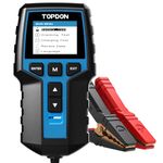 Topdon Car Battery Tester 12V 24V Load Tester, BT200 100-2000CCA Automotive Alternator Tester Digital Auto Battery Analyzer Charging Cranking System for Car Truck Motorcycle ATV SUV Boat Yacht