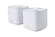 ASUS ZenWiFi XD5 AX3000 WiFi 6 Mesh Router (2 Pack), Coverage up to 7500 sq ft, Subscription-free Network Security, Advanced Parental Control, Instant Guard, VPN, 3-Step Easy Setup via ASUS Router App