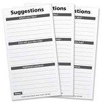 Global Printed Products 200 Suggestion Cards for Suggestion Box (Pack of 200)