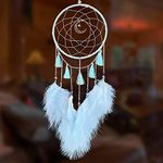 Dream Catchers Blue Dream Catcher Wall Decor for Bedroom Kids Girls Boys Birthday Gift Handmade Feather Hanging Ornaments