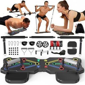 HOTWAVE Push Up Board, Portable Pushup Board & Plank Trainer, Push Up Bar