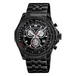 Akribos XXIV Men's AK517BLK "Ultimate" Stainless Steel Watch