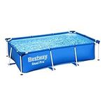 Bestway Steel Pro | Metal Frame Swimming Pool, Family Above Ground Pool, Outdoor Garden Pool