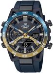 Casio Edifice ECB-2000YNP-1AJF Men's Nighttime Drive Series Bluetooth Solar Sapphire Glass Wristwatch, Navy, Nighttime Drive Series, Analog-Digital