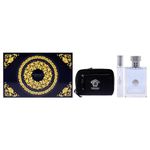 Versace Pour Homme Travel Gift Set for Men, 1 Count