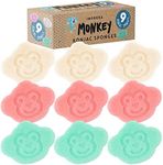 IMPRESA [9 Pack] Konjac Baby Bath Sponge Set for Sensitive Skin - for Safe and Natural Infant Bath Time - Baby Sponge for Bathing with String for Hanging & Extra Grip - Newborn Bath Sponge Set