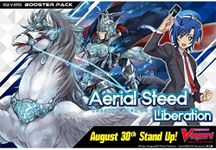 Cardfight Vanguard VGE-V-BT05-EN Aerial Steed Liberation Booster Display of 16 Packets, Multi