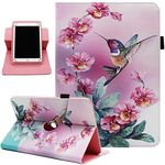 Universal 10 10.1 Inch Android Tablet Case, Dluggs 360 Degree Rotating Case for Amazon Fire HD 10 / iPad 10.2 / Galaxy Tab A A8 10.5 10.1 and Other 9.5-10.5 Inch Tablet, Bird