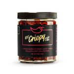 Hot Crispy Oil Original: Spicy, Savory Gourmet Blended Olive Oil Infused with Garlic, Shallots, and Chili Peppers,Chili Crisp/Chili Oil All Natural Vegan Gluten Free 6 ounce jar. Great on pizza, pasta, bread, eggs, salads and much more.