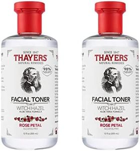 Thayers Alcohol-Free Rose Petal Witch Hazel Facial Toner with Aloe Vera Formula, 2 Pack - (2 x 12 ounce bottles)