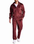 COOFANDY Mens Velour Tracksuit 2 Piece Jackets And Pants Mens Sweatpants with Pockets Casual Pants for Men#