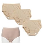 YingXue 3-Packs Incontinence Underwear for Women, Leakproof Ladies Underwear, 50cc(1.69oz) Absorbency, Reusable Washable Incontinence Panties for Women (M-Waist: 24.8''~27.5'')