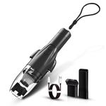 nexlev Cordless Car Vacuum Cleaner and Safety Device | Seat-Belt Cutter| Window Breaker Tool| LED Torch|High Power Suction| Rechargeable| Type-C Charge| Emergency Car Escape Tool| VacuSafe VC-03