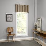 Eclipse Palisade Blackout Grommet Window Valance, 52" x 18", Clay