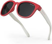 DEAFRAIN Kids Sunglasses for Boys Polarized Girls Child Youth Teen Junior Glasses For Baseball Cycling Running