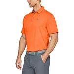 UNDER ARMOUR mens Tech Golf Polo Team Orange (800)/GraphiteX-Large Tall