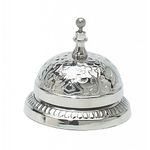 Nickel Victorian Style Service Desk Bell