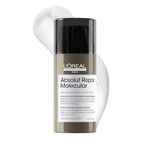 L'Oréal Professionnel Paris Absolut Repair Molecular Deep Repairing Leave-in Mask for Damaged Hair | Repair up to 2 years of damage, in one use | 2% peptides bonder + 5 amino acids, 100 ml