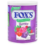 Fox's Crystal Clear Mix Fruit Berry Candy, 6.35 Oz / 180 Grams