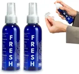RAD FRESH – Natural Mouth Guard Cleaner with Food-Grade Hydrogen Peroxide, Easy-to-Use, No-Rinse Formula for Retainers, Aligners, Dentures & More – 2 Pack, 3.4 oz