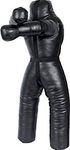 LEATHERAY MMA Jiu Jitsu Judo Punching Bag Grappling Dummy Black Synthetic leather - 48 inches-Unfilled