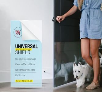 CLAWGUARD Plexiglass Universal Scratch Shield – 32x24 in. Clear Door Scratch Protector Dog & Cat – Wall, Door & Furniture Cat Scratch Protectors