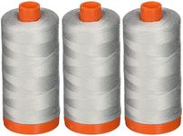 3-Pack - Aurifil 50WT - Dove, Solid