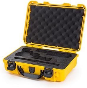 Nanuk 910 Waterproof 2UP Classic Pistol Hard Case - Yellow