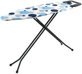 Beldray Swift Ironing Board – Collapsible, Lightweight Folding Ironing Table, 97 x 34cm Surface, 4 Adjustable Heights, Thick Felt Underlay For A Smooth Press, 100& Cotton Cover, 117 x 35cm
