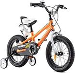 Royalbaby freestyle 16" orange boy’s girl’s kids children bike bicycle with stabilisers, water bottle and holder.