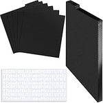 30 Pcs Record Dividers 12.5 x 13.49 Inch Vinyl Record Accessories with White A-Z Stickers for Organizing Record Protection