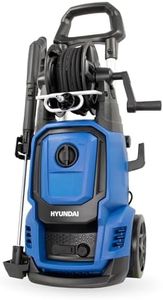 HYUNDAI Hochdruckreiniger HPW2000CE, max. 160 bar - 450 l/h, 2000 W, verdreh-sicherer 10m Schlauch, Edelstahl-Lanze mit Verstellbarer Düse, rotierende Turbodüse, Seifenflasche