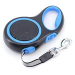 MoYouno 8M Long Retractable Dog Leash 110lbs, Heavy Duty Pet Lead Durable Dog Leash Automatic Extendable 8m lead dog retractable Up to 50KG, Blue