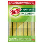Scotch-Brite Heavy Duty Scrub Sponge, 24 Count