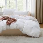 Bedsure White Duvet Cover King Size