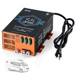 VEVOR RV Converter, 55 Amp, 110V AC to 12V DC RV Power Converter Battery Charger with 4 Stage Smart Charging 13V to 16.5V Adjustable Operating Range, Compatible with Lithium Lead Acid Battery, ETL