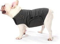 Dog Anxiety Relief Coat,Lightweight Wrap Anxiety Jacket Shirt for Anxious Pets Keep Calming Comfort (Grey, S)