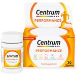 Centrum Performance Multivitamin Tablets for Men and Women, 60 Tablets, Vitamins with 21 Essential Nutrients, including Vitamin C, D, and Iron, (Packaging and Tablet colour may vary slightly)