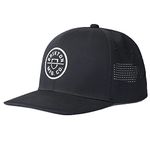 Brixton Men's Crest X Mp Snapback Baseball Cap, Black, Standard Size