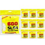 600-15000 x PALMER Cigarette Tobacco Filter SLIM Tips Rolling Paper Resealable Black Yellow Bags Smoking UK FREE P&P (10 x Pack (6000 Filter Tips))